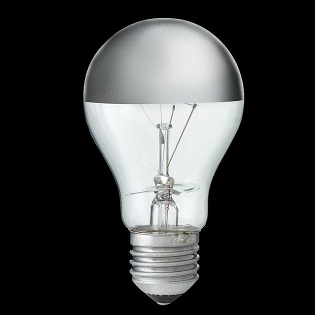 Normal toppförspeglad E27 60W